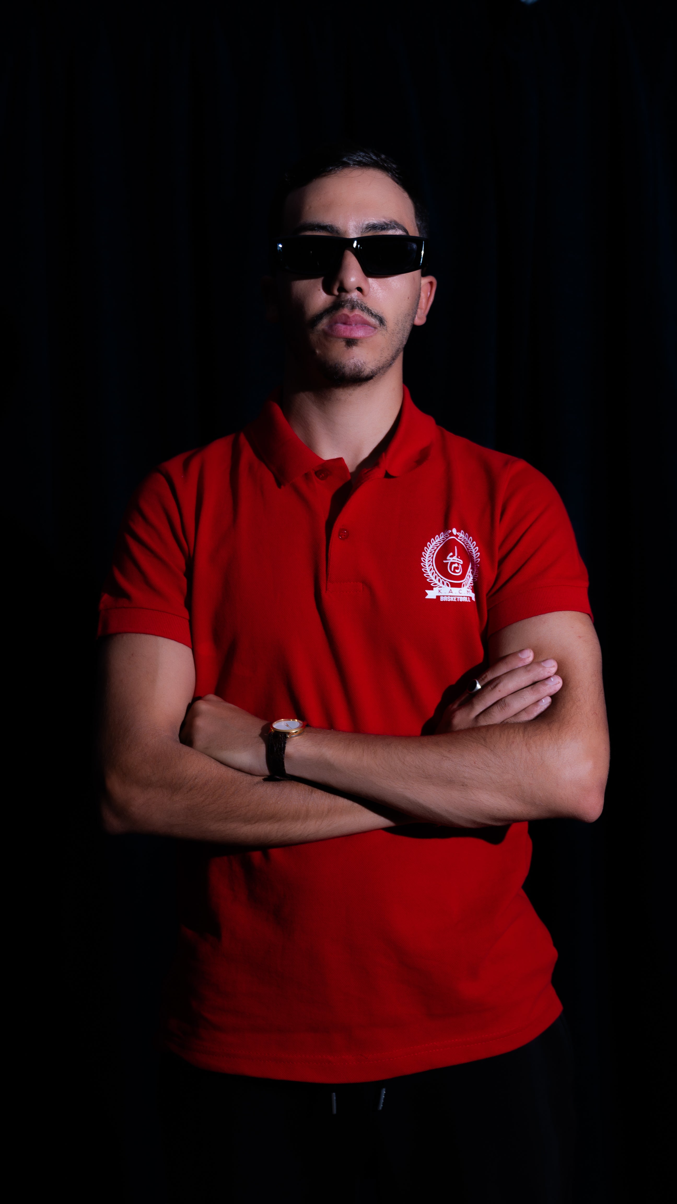 T-shirt Polo Rouge KACM Basketball
