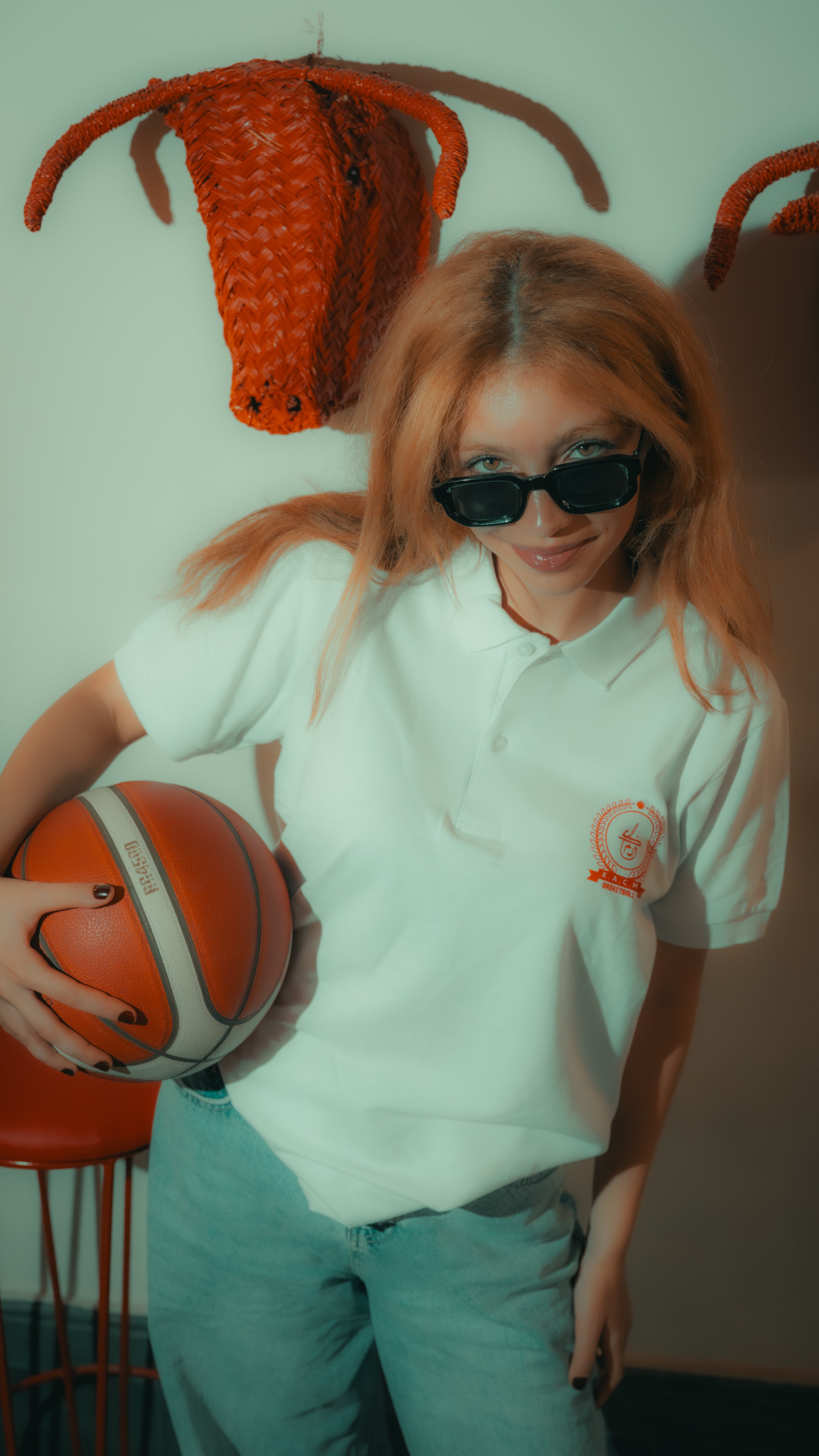 T-shirt Polo Blanc Femme – KACM Basketball Officiel