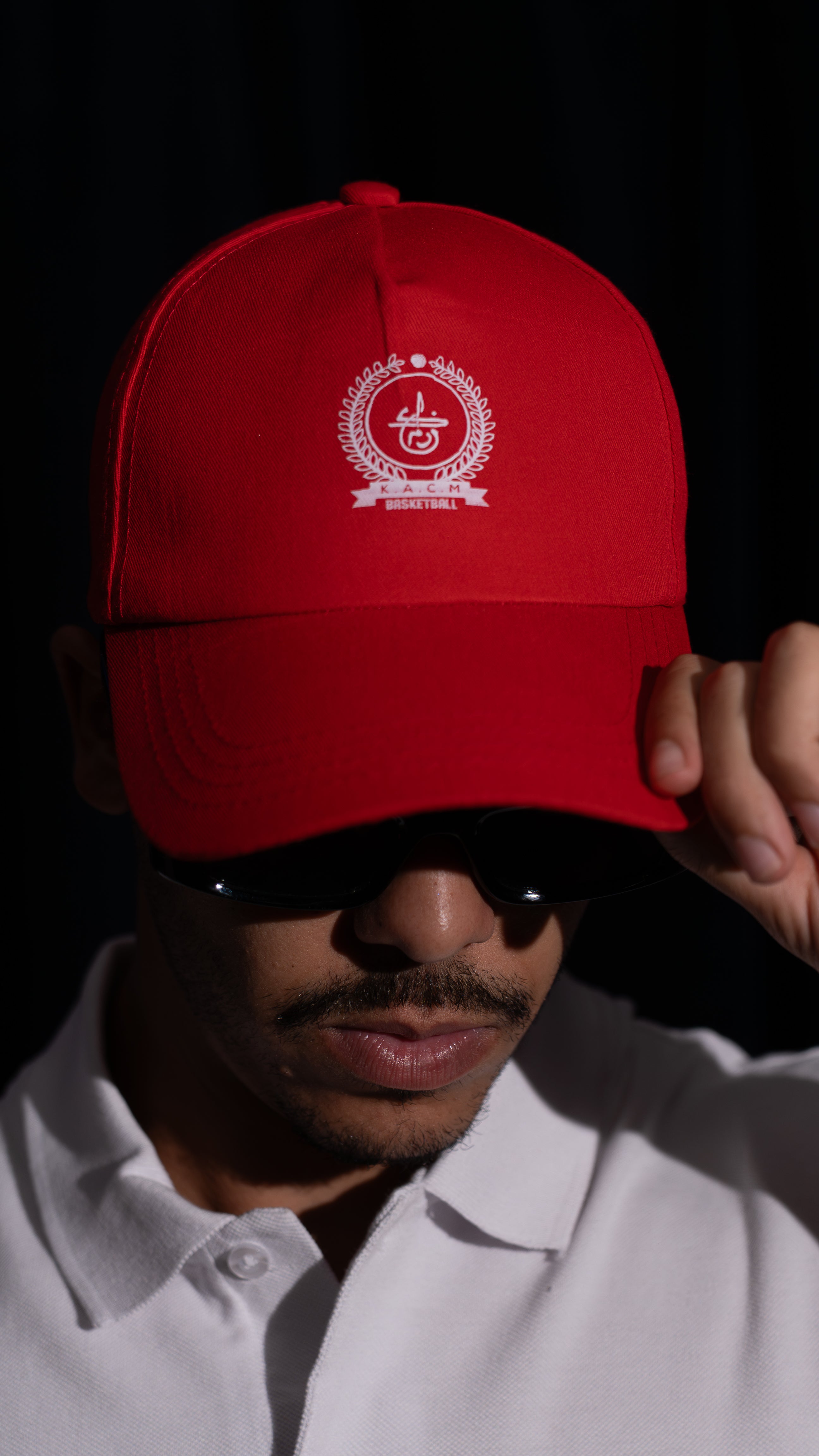 Casquette Officielle KACM Basketball Rouge
